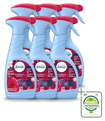 Image de 6 sprays Febreze pour textiles, parfum Robijn Jasmin - 500 ml - Lot de 6