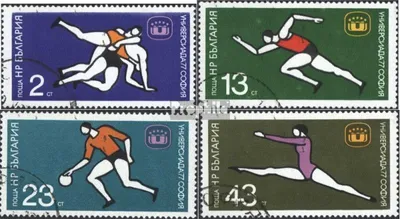 Produktbild von Briefmarken Bulgarien 1977 Mi 2586-2589 (kompl.Ausg.) gestempelt Universiade77 in Sofia