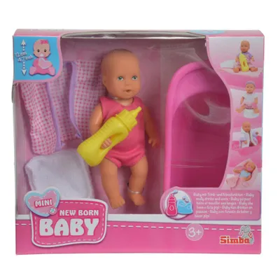 Produktbild von Simba Mini Baby Set BABY born Puppe
