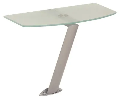 Produktbild von HAKU Wandkonsole alu Gloss, Metall, Sicherheitsglas - Maße: B 50 cm x H 41 cm x