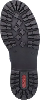 Produktbild von Rieker Damen Stiefelette profilierte Plateausohle gestepptes Detail 72600, Größe:38 EU, Farbe:Blau