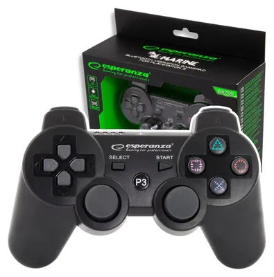 Produktbild von Esperanza EGG109K Gaming-Controller Schwarz Bluetooth Joystick Analog Playstation 3