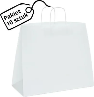 Zdjęcie produktu dla Pakiet - Torba 500x180x390 / BIAŁA 10szt