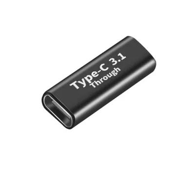 Produktbild von USB Typ C Buchse auf USB C Buchse Adapter USB 3.1 Kupplung Verbinder Konverter Ladeadapter Datentransfer für Handy PC Laptop MacBook Mac Smartphone