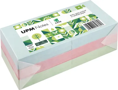 Immagine prodotto di UPM Notes Sticky Note 5654-20PG-12 Pastello 75x75mm 100pz assortiti 12 pezzi.