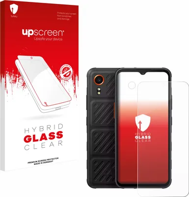 Produktbild von upscreen Schutzglas für Samsung Galaxy XCover 7 Enterprise Edition (Display+Kamera) Schutzfolie Panzer Folie Glas Display Schutz klar