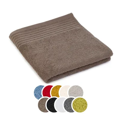 Produktbild von liebling Handtuch Baumwolle, Serie Frankfurt, 400 gr. / m², 50 x 100 cm, 60 Grad, mit hochw. Borte, saugstark, taupe