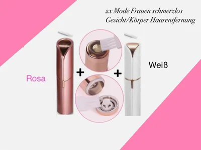 Image de 2 x épilation sans douleur du visage et du corps pour femmes