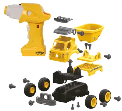 Immagine prodotto di Primo kit per camion ribaltabile radiocomandato, 27 pezzi, con avvitatore a batteria