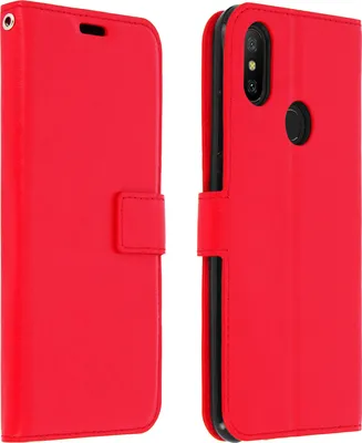 Obrázok produktu pre Avizar, obal s klapkou a stojanom pre Xiaomi Mi A2, červený