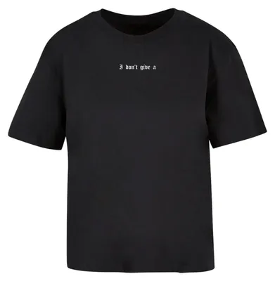 Image de Miss Tee - T-shirt « I Don't Give A » pour femme TN2227 (3XL) (noir)