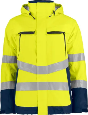 Produktbild von Projob 6441 GEFÜTTERTE JACKE EN ISO 20471 KLASSE 3