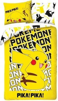 Immagine prodotto di Pokémon Pika Pika Bettbezug 140 x 200 cm (70 x 90 cm)