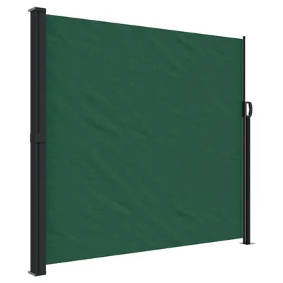 Zdjęcie produktu dla vidaXL Wysuwana markiza boczna Ciemnozielony 180x600 cm