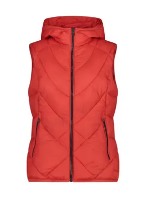 Immagine prodotto di CMP Gilet tecnico da donna, modello Steppweste, con cappuccio integrato