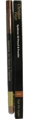 Produktbild von Christian Faye Augenbrauenstift 3D & Puder, Farbton Braun (1 g)