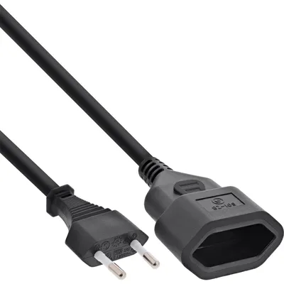 Zdjęcie produktu dla InLine 4043718113286, 5 m, Wtyczka zasilająca typu C, CEE7/16