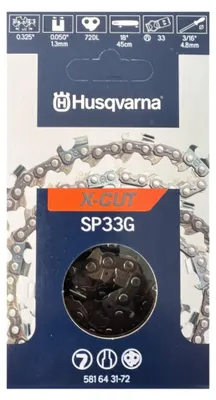Zdjęcie produktu dla Wymienna piła łańcuchowa Husqvarna X CUT SP33G półdłuto 1,3 mm 33 cm ( 581643172 )
