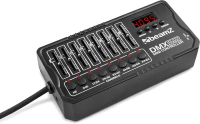 Produktbild von BeamZ DMX-512, Schwarz, IP20, 220-240, 12 V, 50 Hz, 450 g, 85,5 mm
