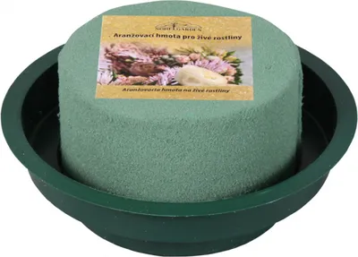 Obrázek produktu pro Nohel Garden Hmota OASIS JUNIOR COMPLET k aranžování živá vazba d12x5cm