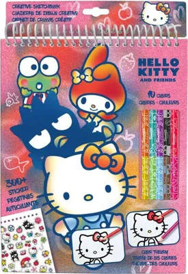Produktbild von KIDS EUROSWAN Hello Kitty - Buntstift- und Aufkleberset HK50144