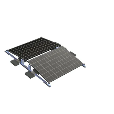 Produktbild von Halterung Flachdach Ballast Montageset PV Aufstellungswinkel 10° für 2 Module