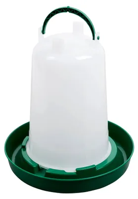Produktbild von Hühnertränke 1,5 Liter, grün - Automatische Wassertränke für Geflügel
