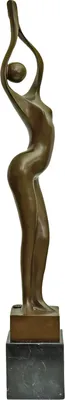 Produktbild von Bronzeskulptur Erotik erotische Kunst im Antik-Stil Bronze Figur Statue 55cm