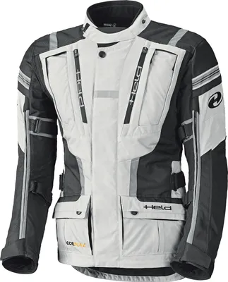 Produktbild von Held Hakuna II wasserdichte Motorrad Textiljacke, grau/schwarz, S