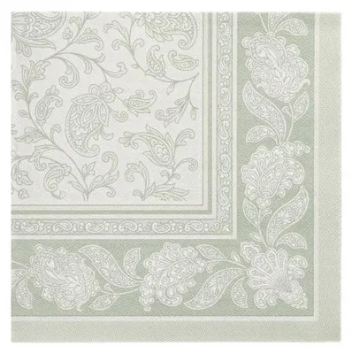 Produktbild von Servietten "ROYAL Collection" 1/4-Falz 40 cm x 40 cm jadegrün "Ornaments"