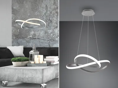 Produktbild von Reality Leuchten LED Pendelleuchte Course nickel matt