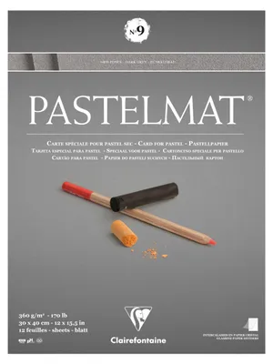 Image de Clairefontaine Pastelmat n° 9 30 x 40 12 feuilles 360 g 96215C