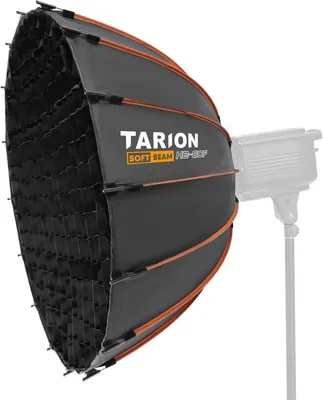 Zdjęcie produktu dla Paraboliczna softbox 60 cm - kształtujący światło - oświetlenie fotograficzne - oświetlenie wideo - oświetlenie studyjne - szybkie zamykanie