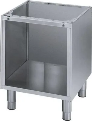 Immagine prodotto di Mobile base KBS, chiuso su 3 lati, 600x535x600 mm, acciaio inox, regolabile in altezza.