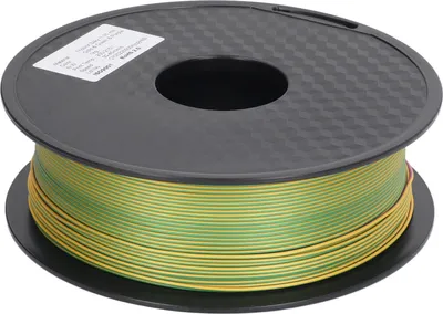 Produktbild von PLA-Filament, 3-farbig (Gold, Grün, Lila), 1,75 mm, Seidenfilament, 3D-Drucker-Verbrauchsmaterial
