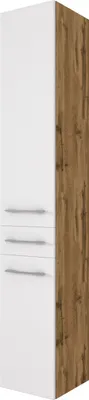 Produktbild von Held Möbel Seitenschrank Livorno 30 cm Wotaneiche/matt weiß
