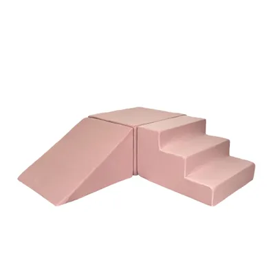 Produktbild von Monio for Kids - Rosa 3-teiliges Schaumstoff-Spielset Waschbare Bezüge 50x45x30 cm