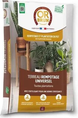 Produktbild von Universelle Blumenerde, 6L, OR BRUN, Verbessert das Wachstum, Für Topfpflanzen
