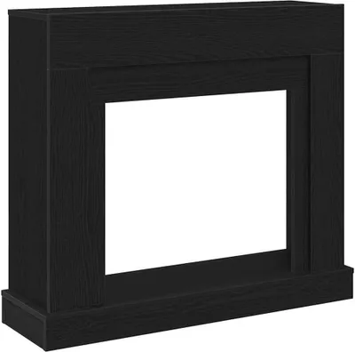 Zdjęcie produktu dla vidaXL Obudowa kominka o wyglądzie czarnego dębu 100x30x87,5cm materiał drewnopochodny