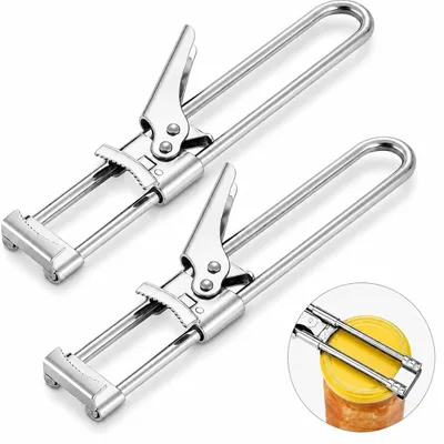 Image de 2 ouvre-boîtes en acier inoxydable