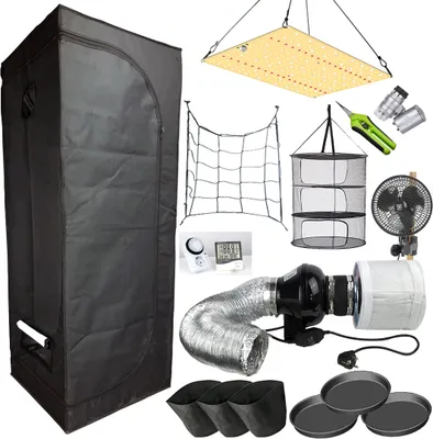 Produktbild von Grow Komplettset 60x60cm LED Bar Vollspektrum Grow Light All-in-one