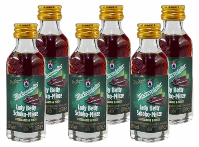 Produktbild von Mackenstedter Lady Betty Schoko-Minze Likör (25 x 0,02L)