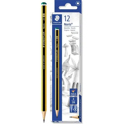 Obrázek produktu pro Staedtler Noris 120, 2H, Černá, Žlutá, PEFC, 2 mm, 1 kusů, Německo