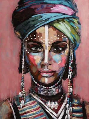 Produktbild von ArtUniverse Leinwandbild Wüstenfrau I 60 x 90 cm