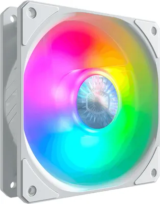 Image de Cooler Master SickleFlow 120 ARGB White Edition Ventilateur 3 en 1 12 cm Blanc