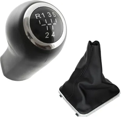 Immagine prodotto di Pomello del cambio a 5 marce + cuffia del cambio + cornice cromata per Opel