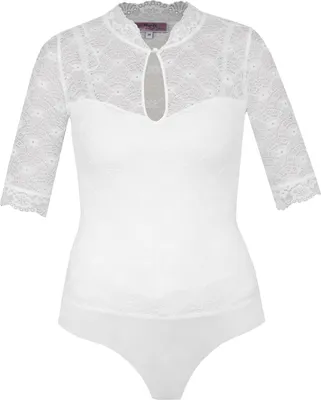 Produktbild von MarJo Dirndlbody "Hallerndorf" Halbarm | Offwhite Größe: 34