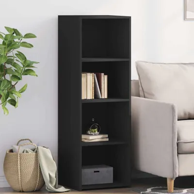 Produktbild von "2026 Promotion" Highboard/Vitrine/Beistellschrank - Schwarz 40x41x124 cm Holzwerkstoff - Kommoden CC30333
