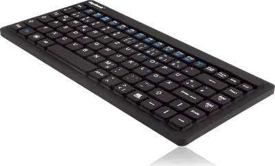 Zdjęcie produktu dla KeySonic KSK-3230IN (UK), Mini, Przewodowa, USB, QWERTY, Czarny