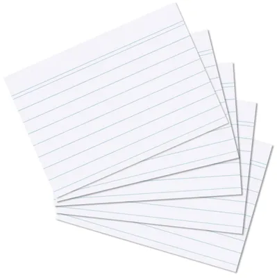 Zdjęcie produktu dla Herlitz Karteikarte A7 liniert weiß 100er Packung